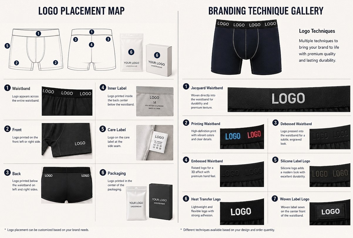 Branding and logo placement options